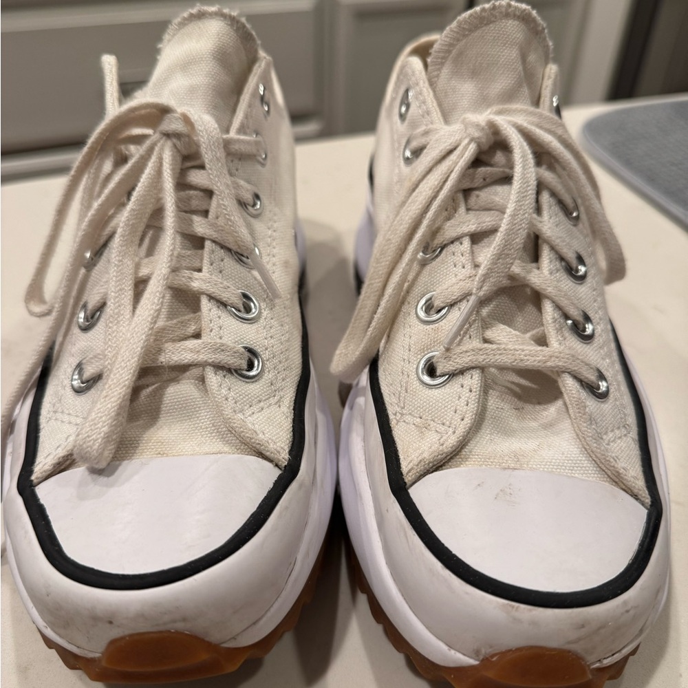 Chic Lace-Up Canvas Sneakers